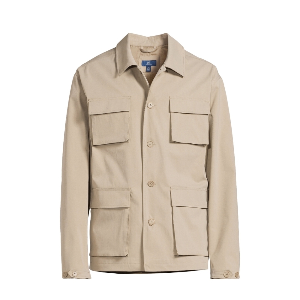 George Men’s Size S (34-36) Utility Jacket Stonewash